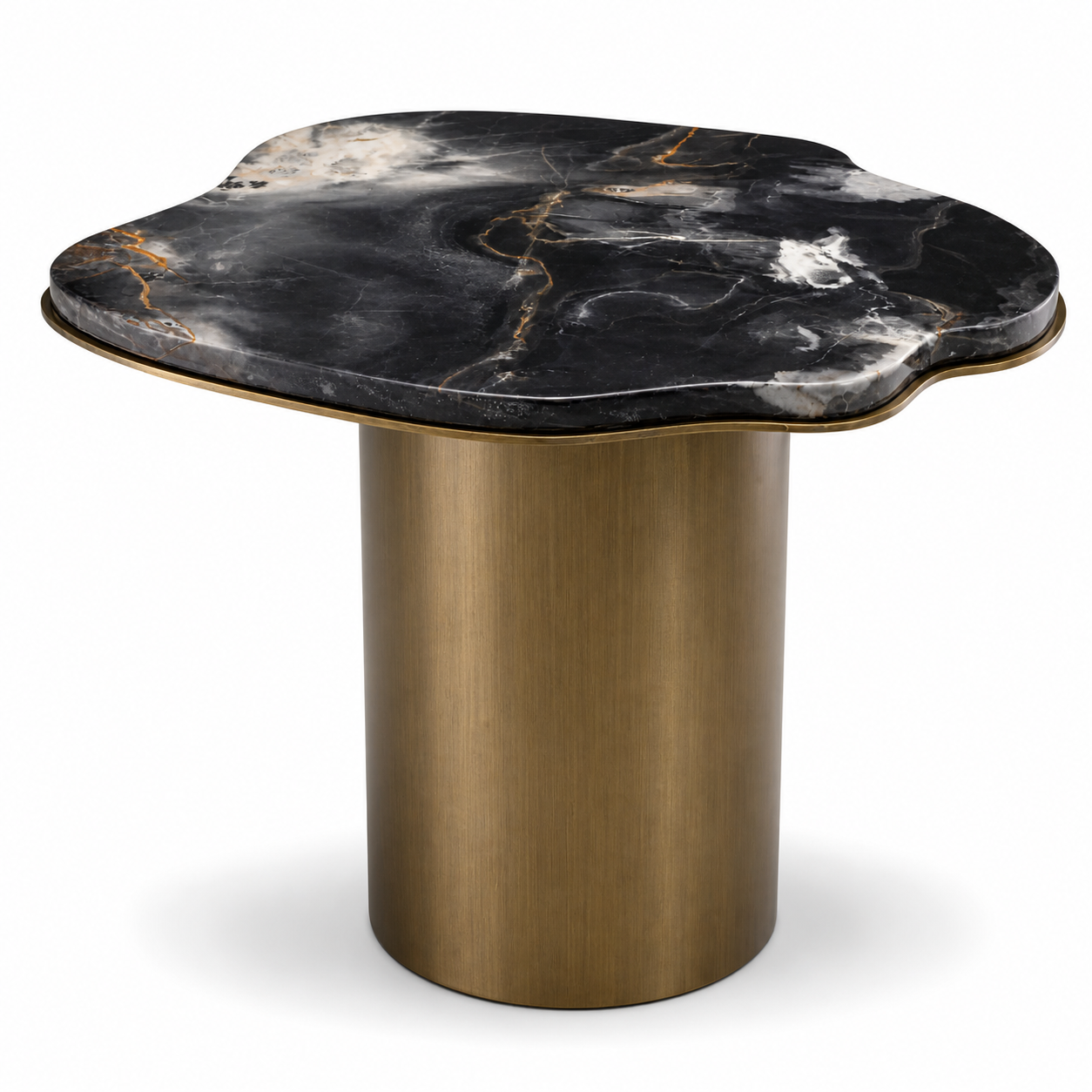 Shapiro Side Table | Black Marble