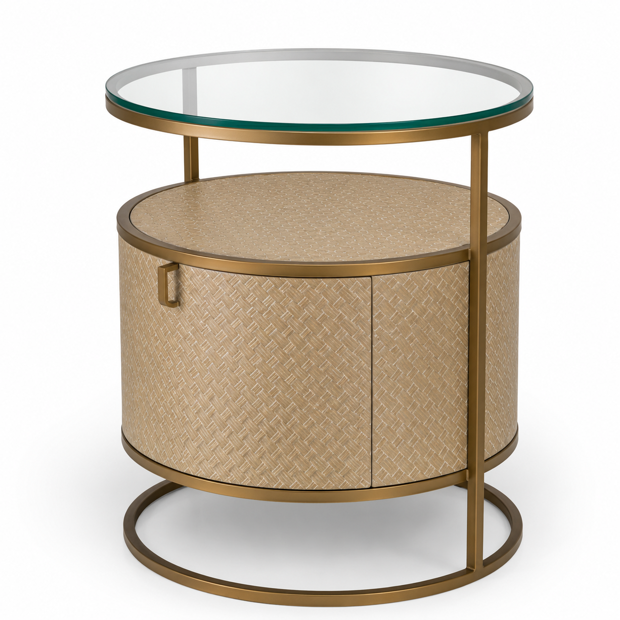 Napa Valley Nightstand | Brass