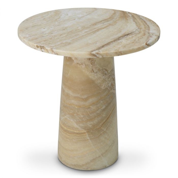 Terry Onyx Marble Side Table