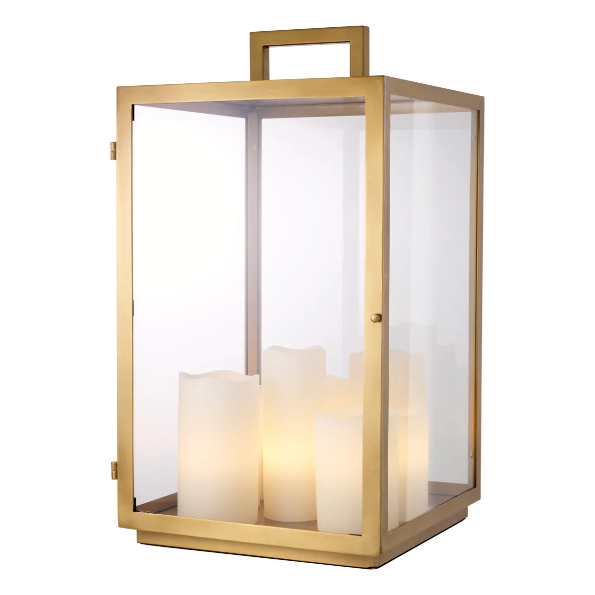 Devon Lantern Lamp | Brass