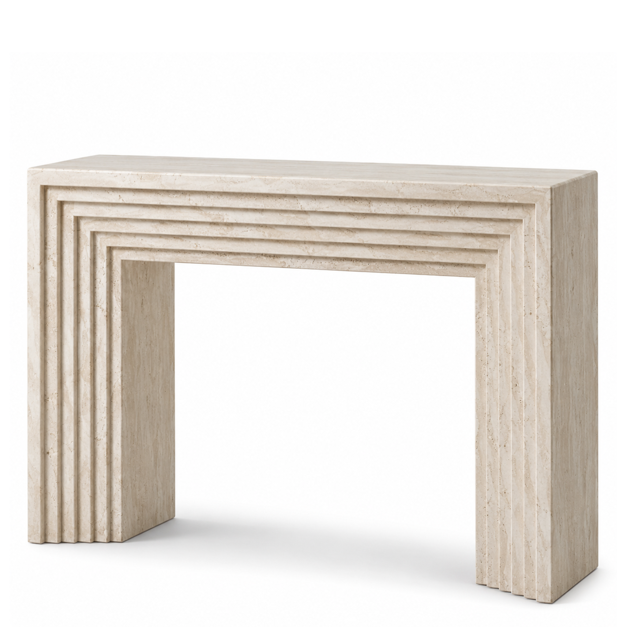 Tarrington Travertine Marble Console