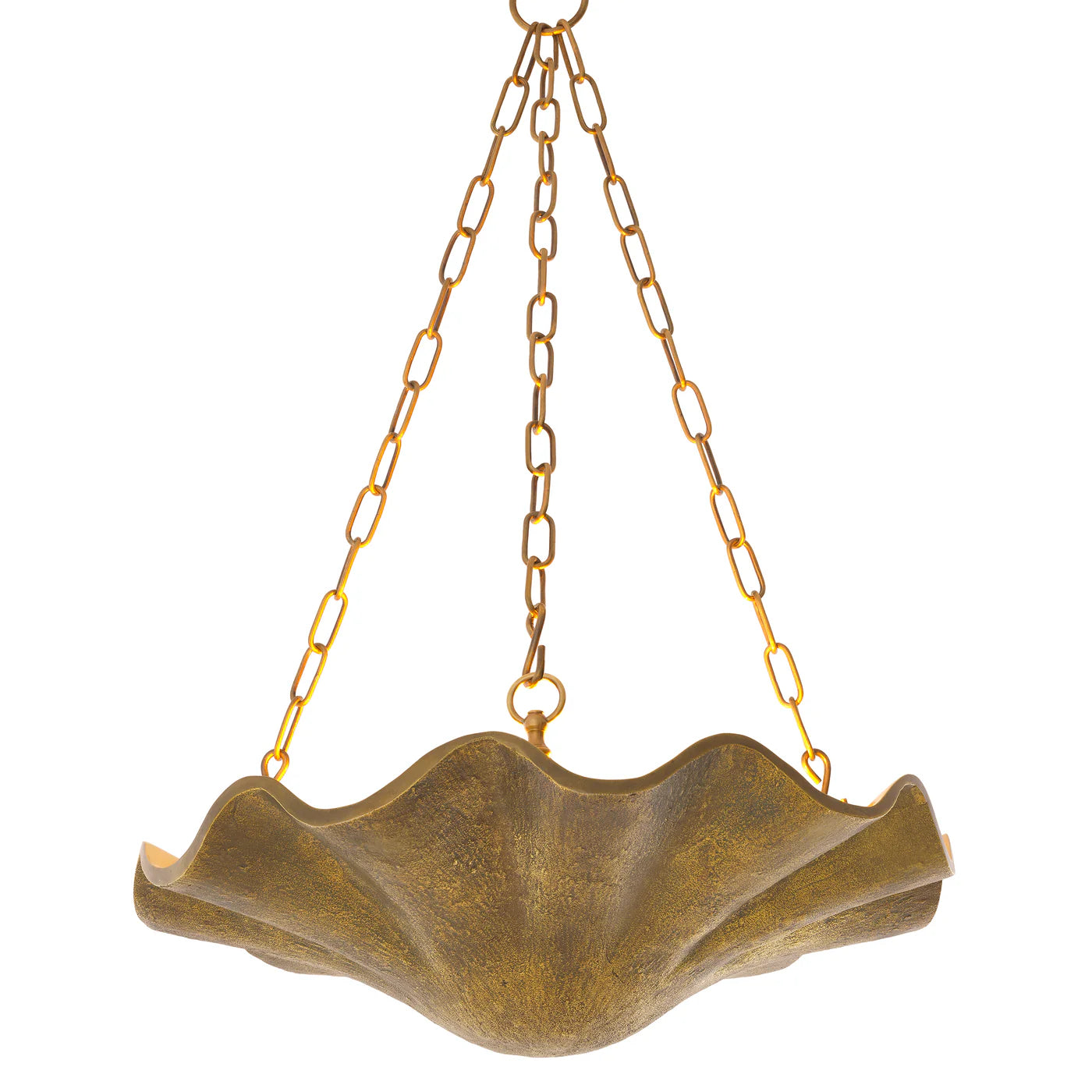 Aurelia Antique Brass Pendant