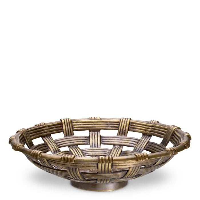 Arona Vintage Brass Bowl