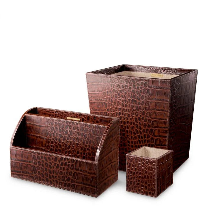 Scaleo Desk Accessory Set | Brown