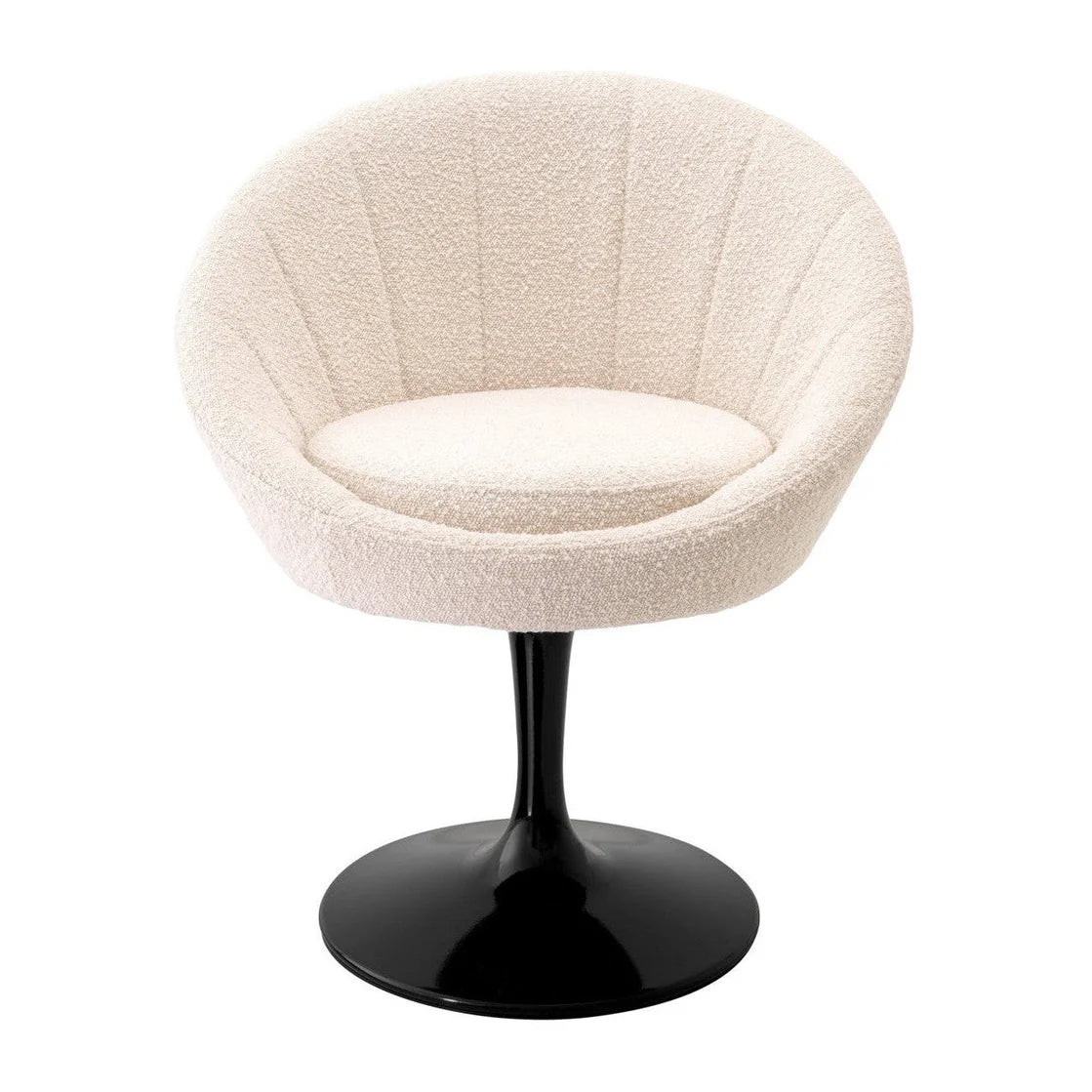 Tulip Dining Chair | Ivory Boucle