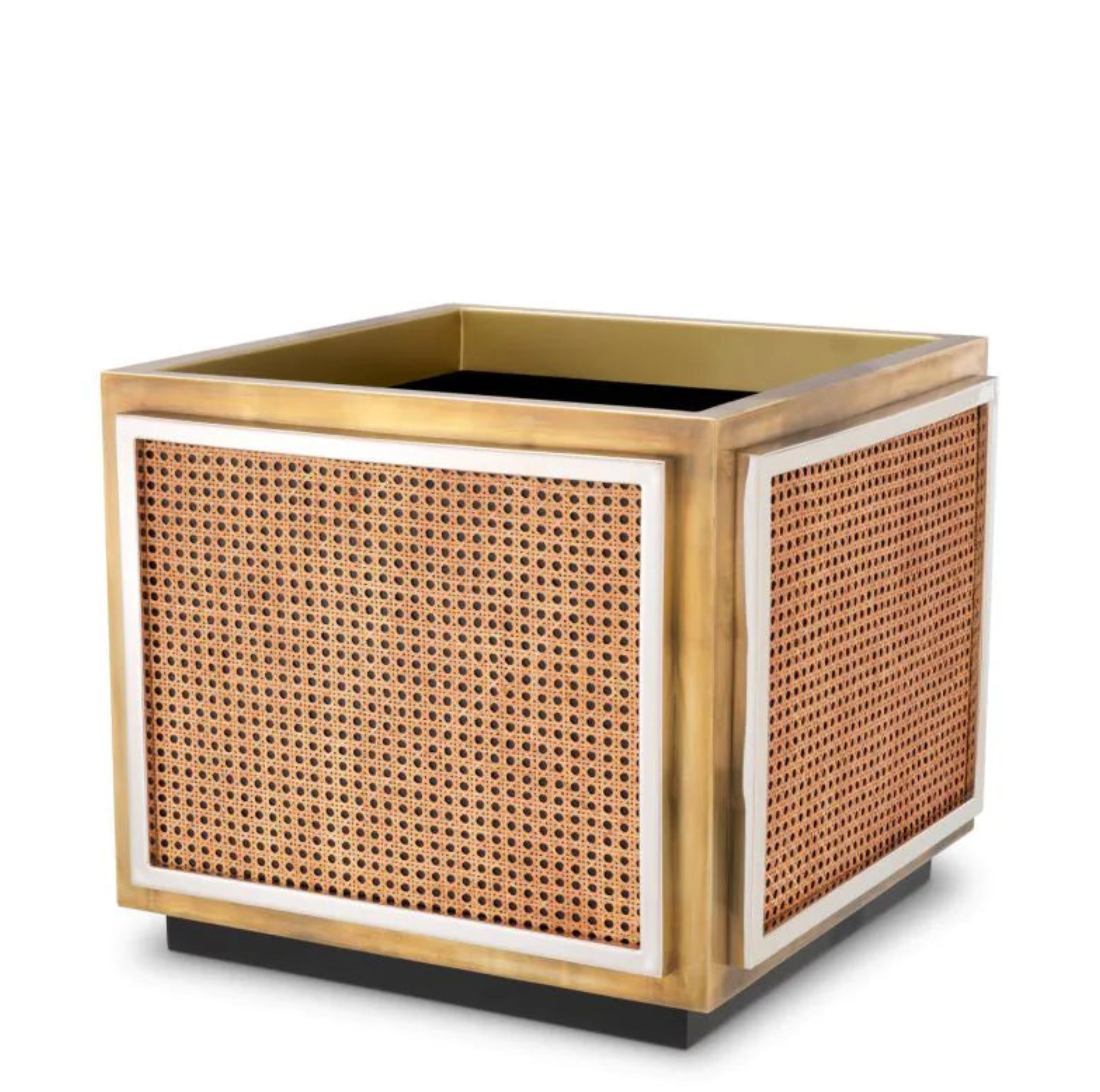 Antibes Cane & Brass Planter