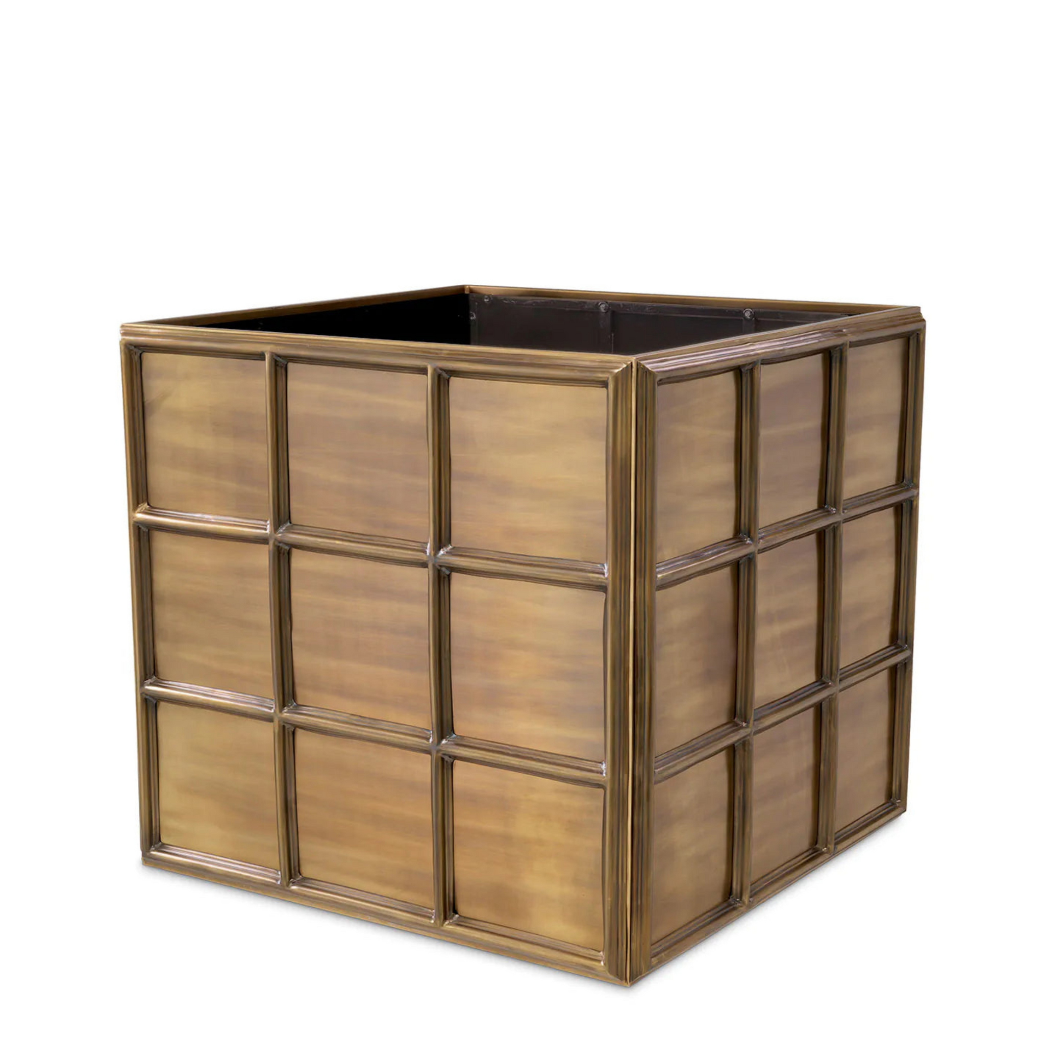 Low Planter with Grid Design main image 0