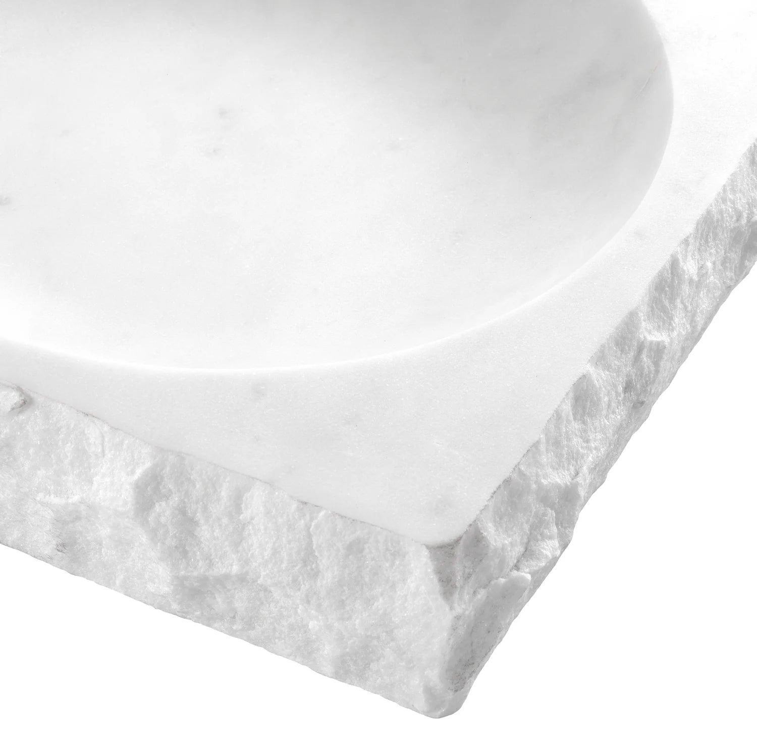 Luna Bowl | White Marble