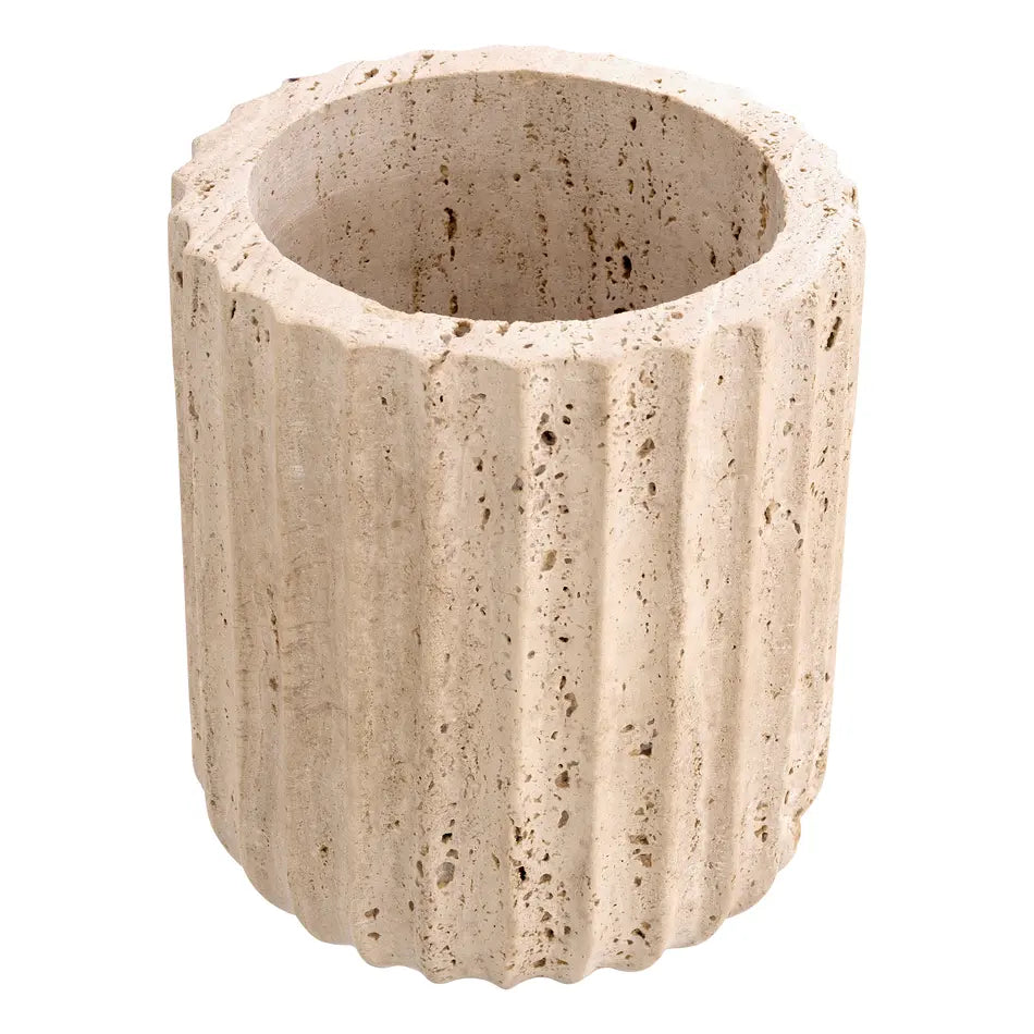 Nava Vase | Travertine