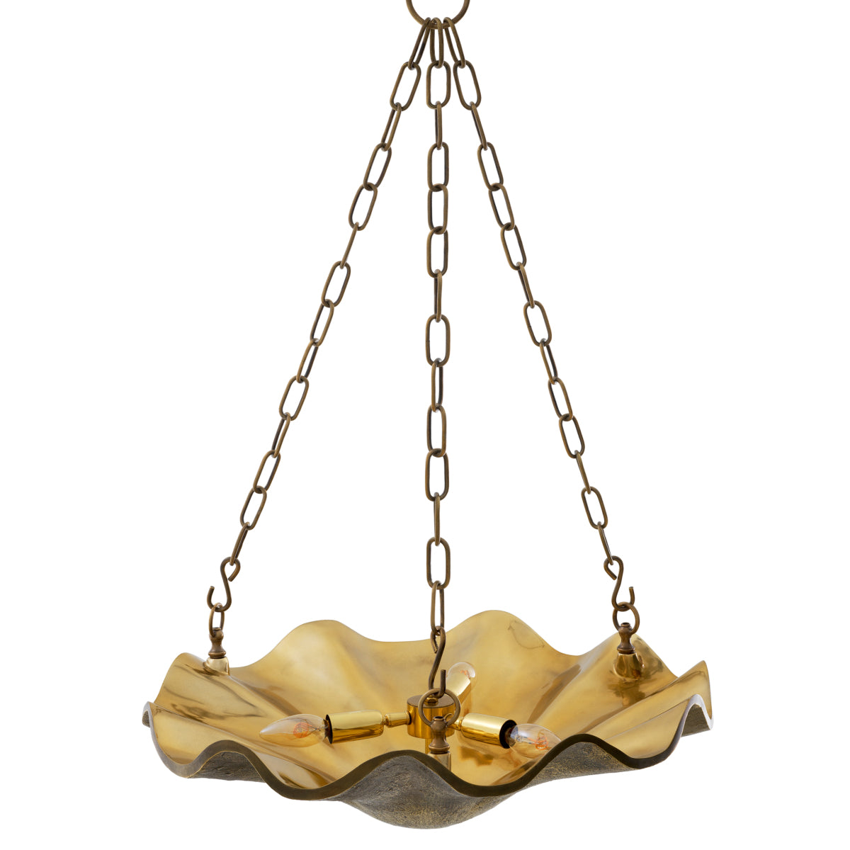 Aurelia Antique Brass Pendant