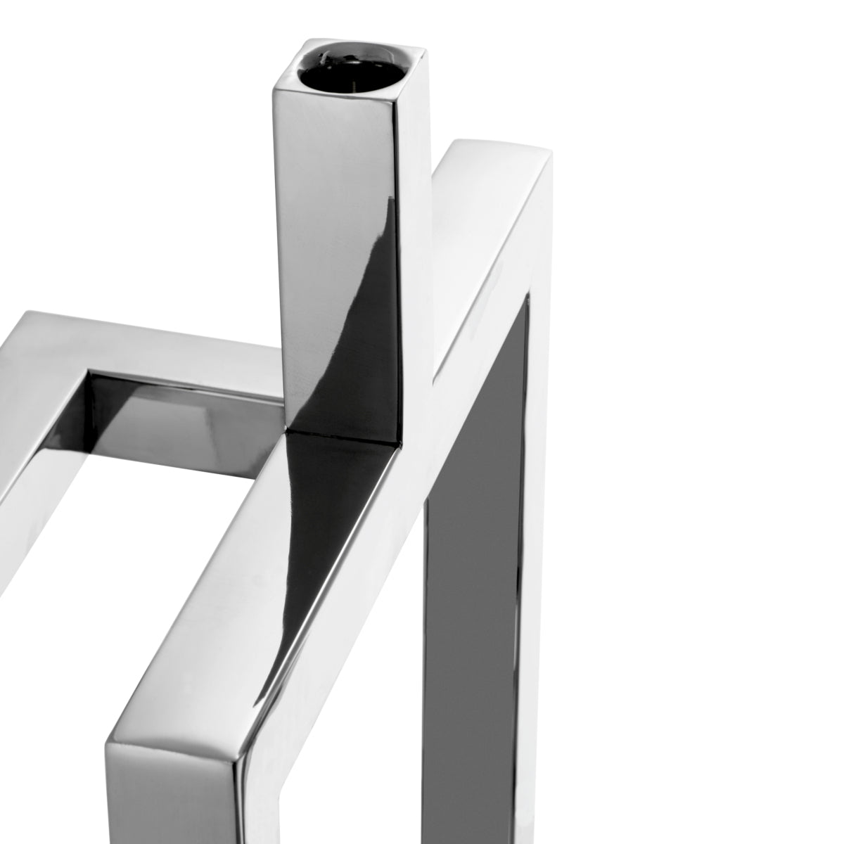 Skyline Candle Holder | Nickel