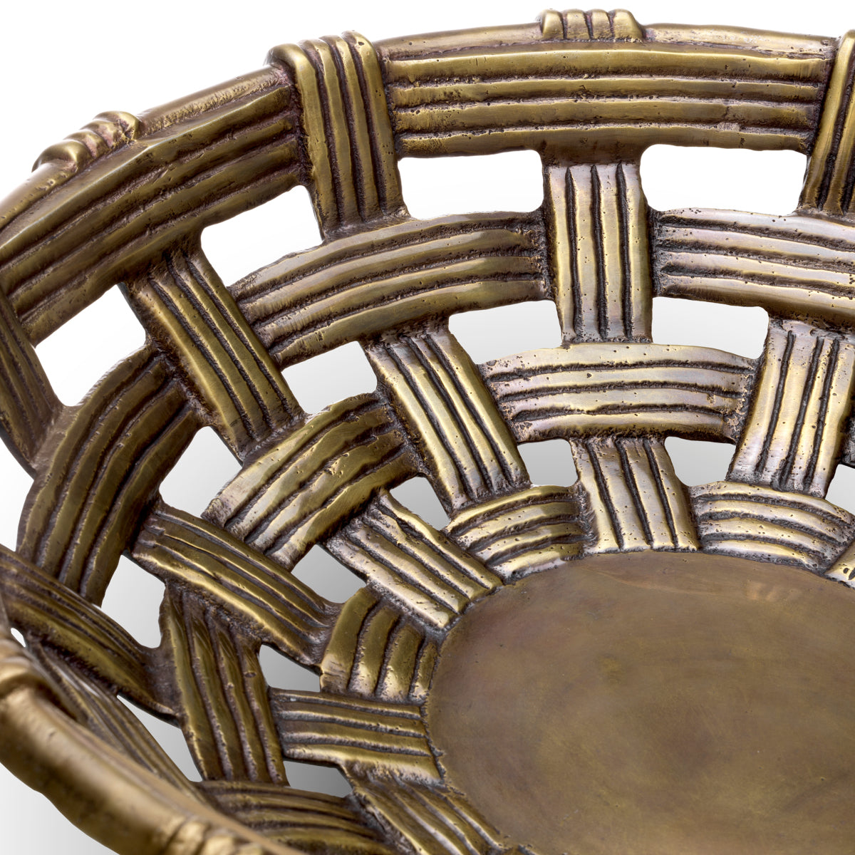 Arona Vintage Brass Bowl
