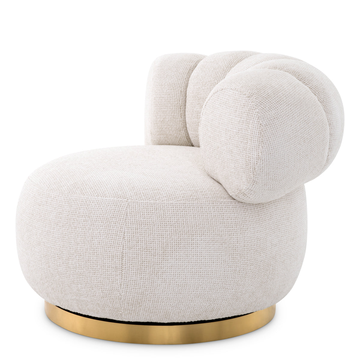 Phedra Swivel Chair | White