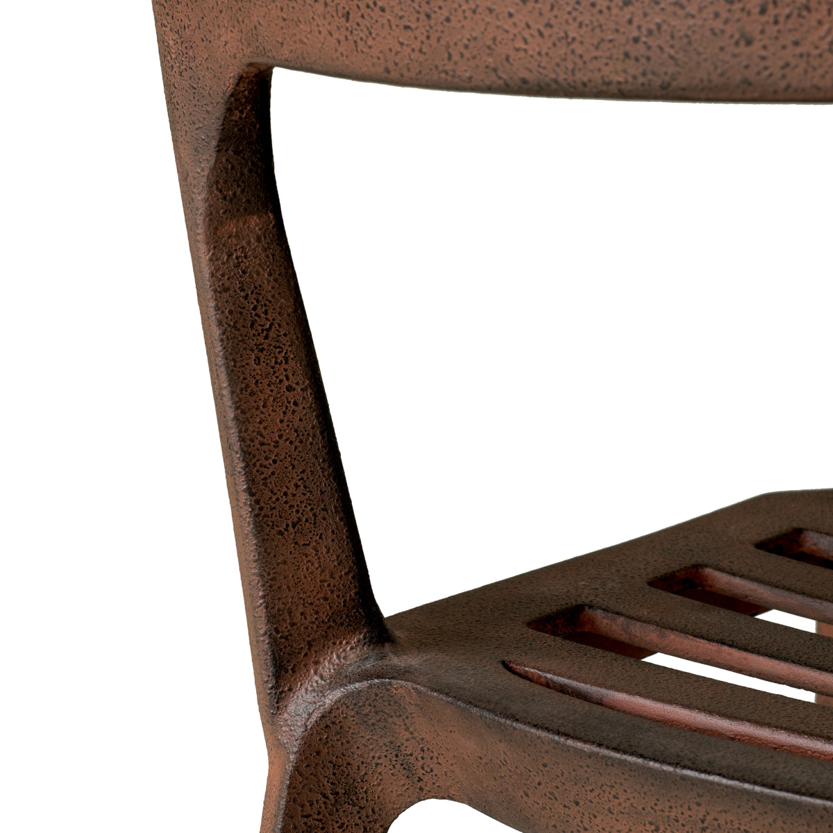 Quentin Oxidized Aluminum Dining Chair