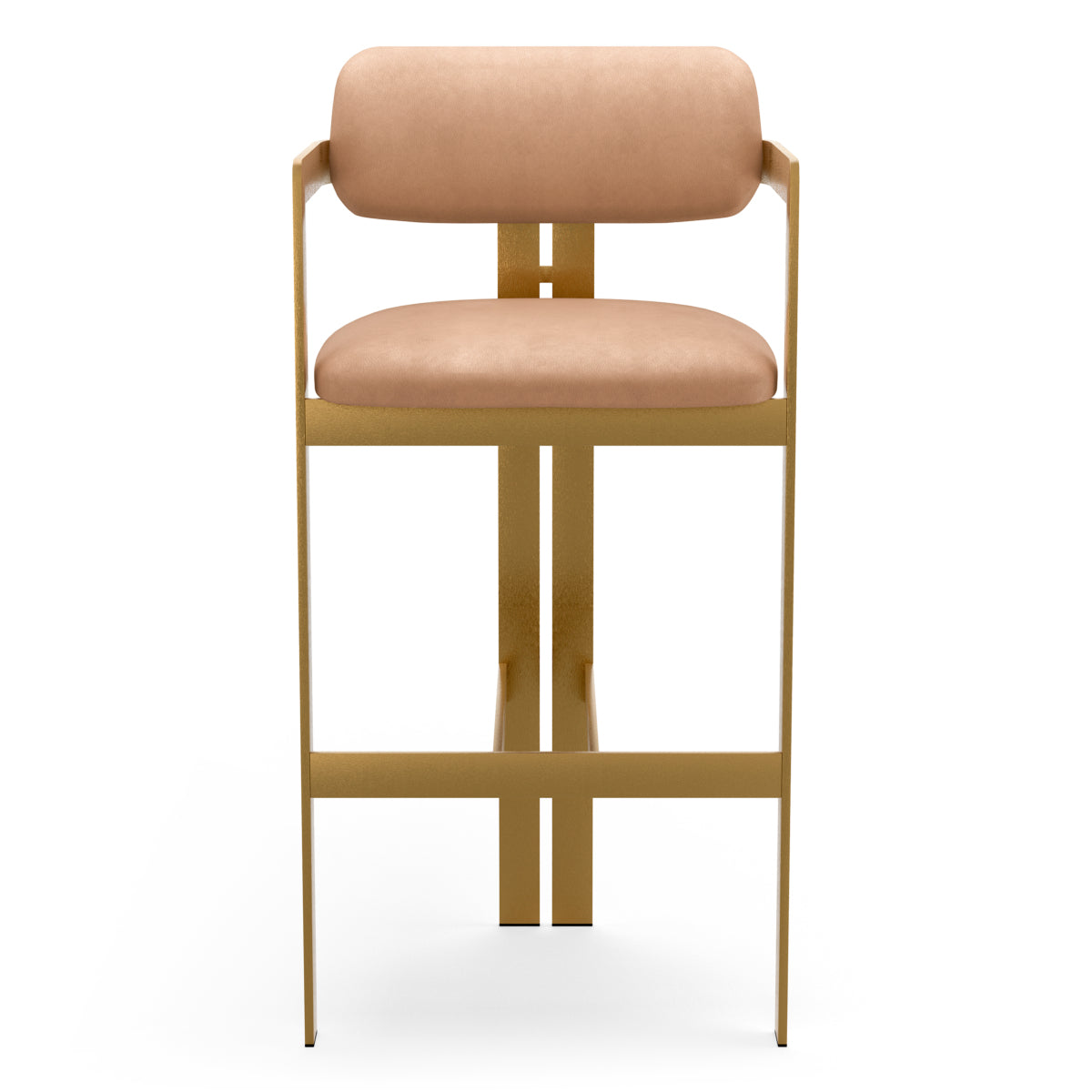 Donato Bar Stool | Camel Leather
