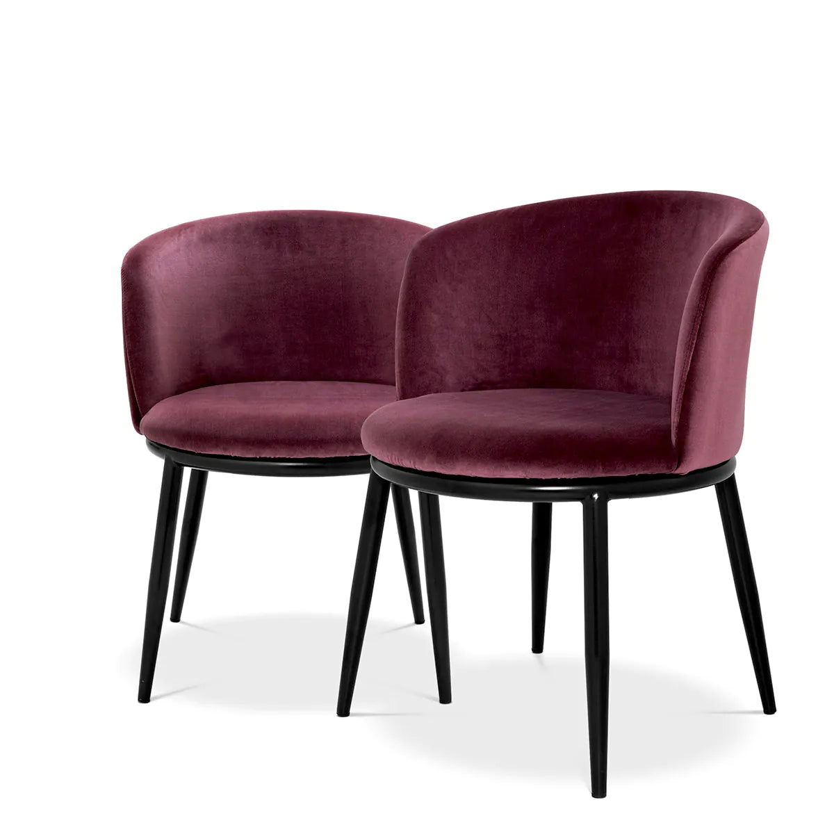 Filmore Dining Chair Pair | Cameron Purple