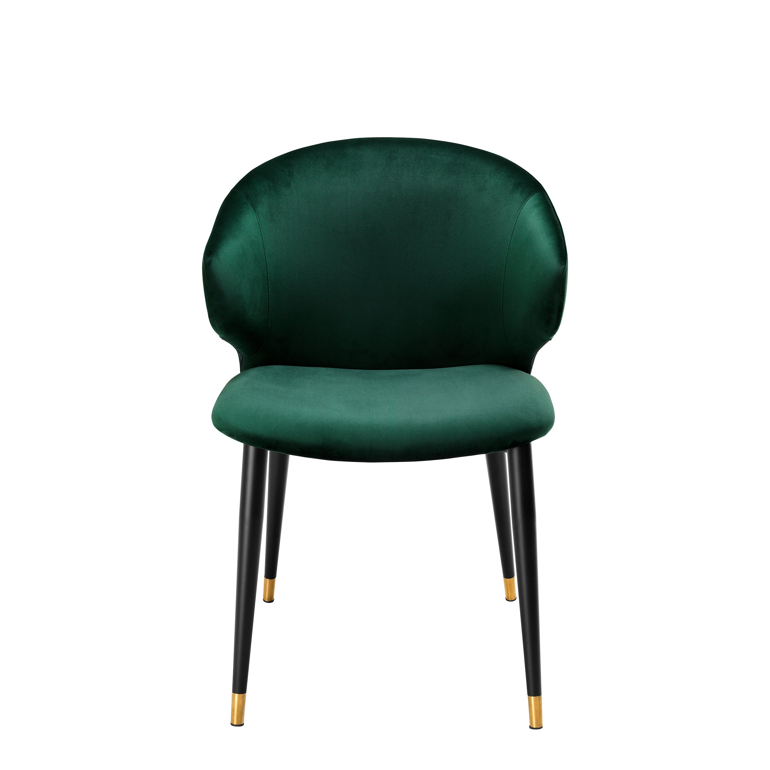 Volante Dining Chair with arm | Roche dark green