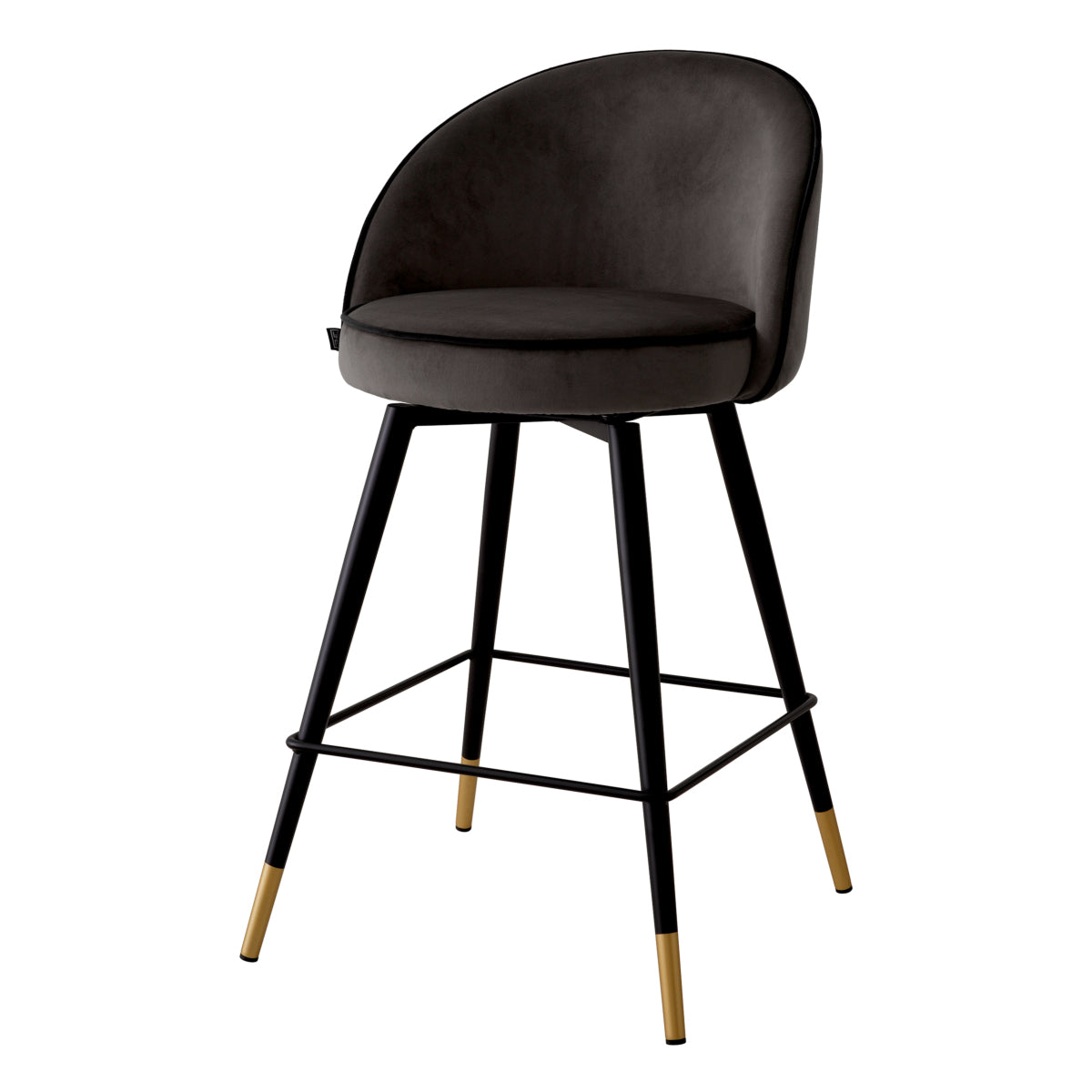 Cooper Counter Stool Pair | Roche dark grey