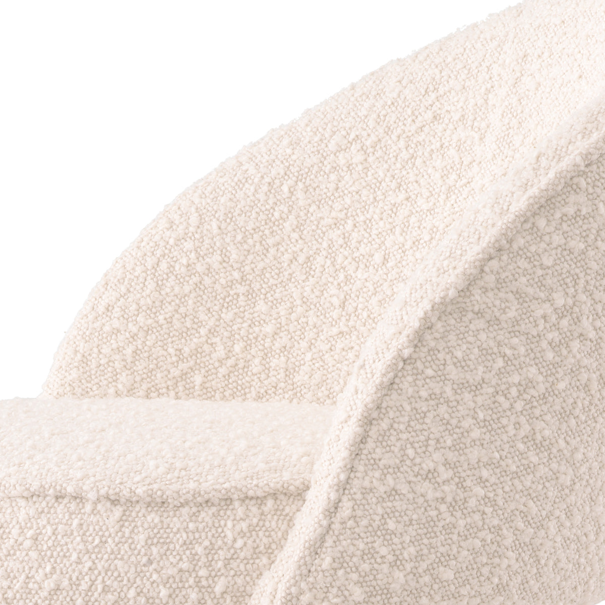 Cooper Bar Stool Pair | Bouclé cream