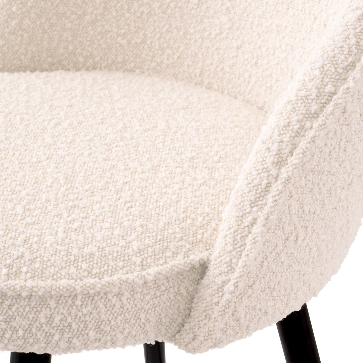 Cooper Bar Stool Pair | Bouclé cream