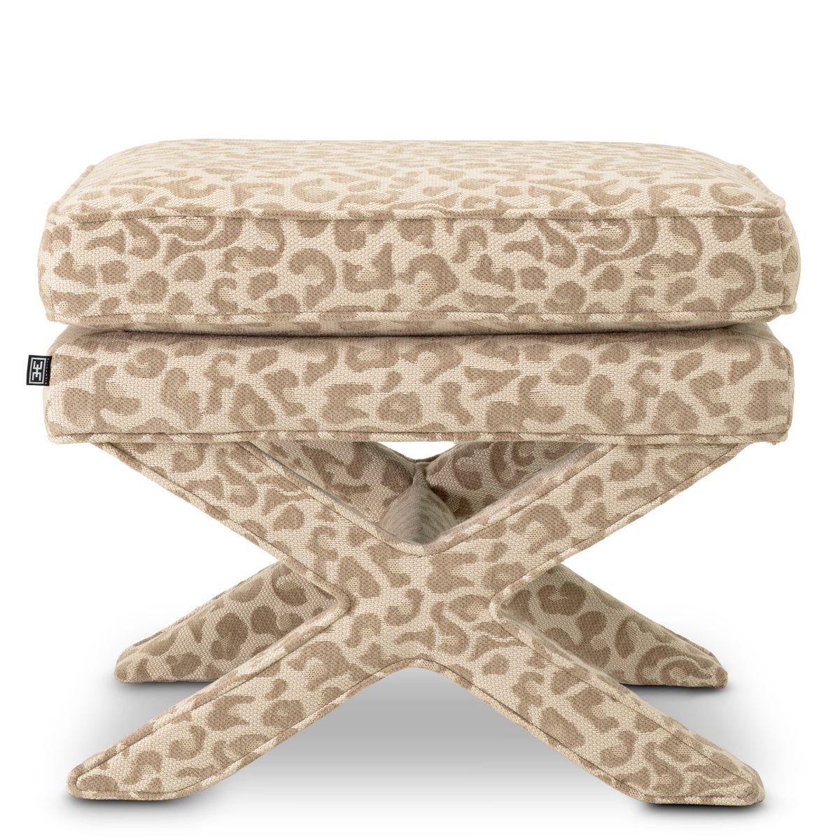 Cordoba Ottoman | Leopard beige
