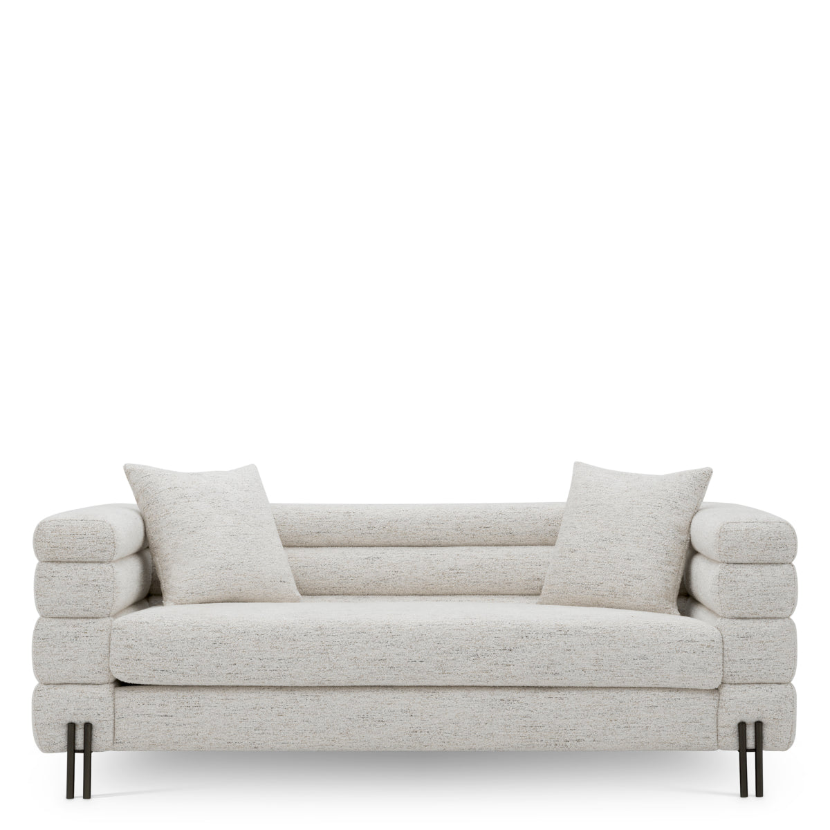 York Small Sofa | White
