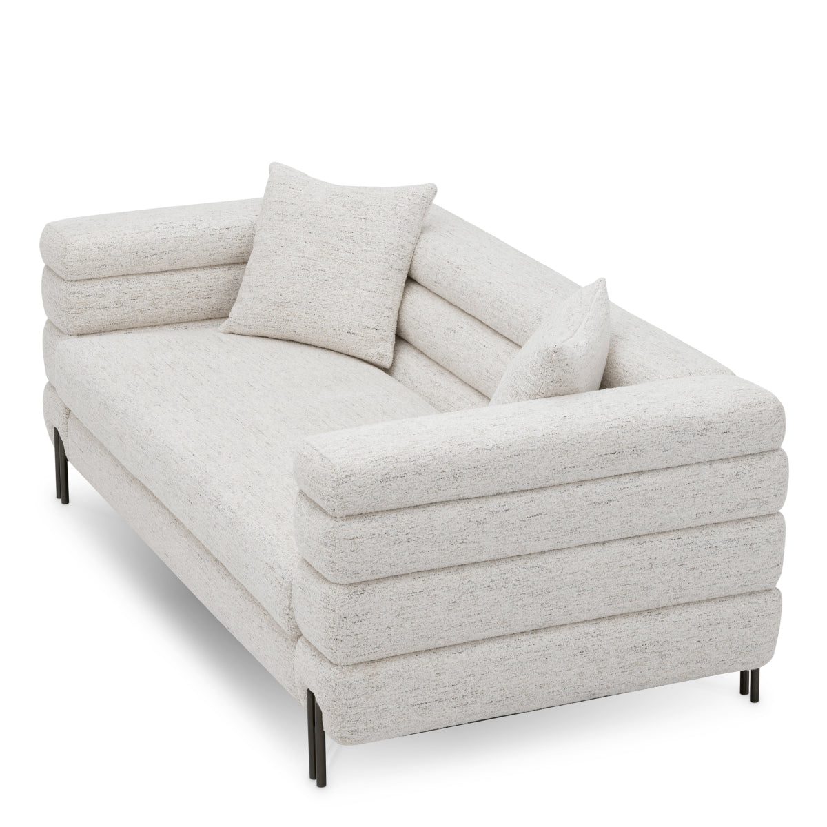 York Small Sofa | White