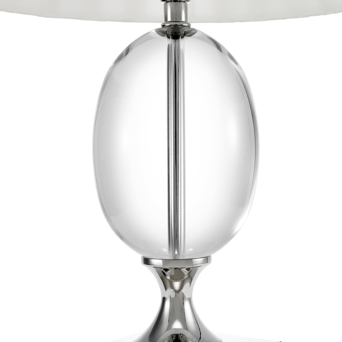 Galvin Crystal & Nickel Lamp