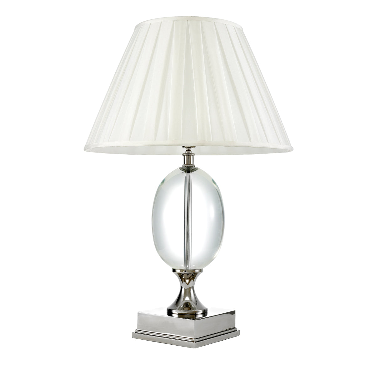 Galvin Crystal & Nickel Lamp