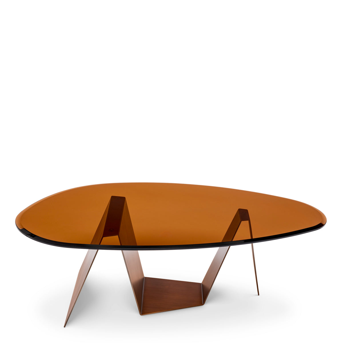 Lavello Brown Glass Coffee Table