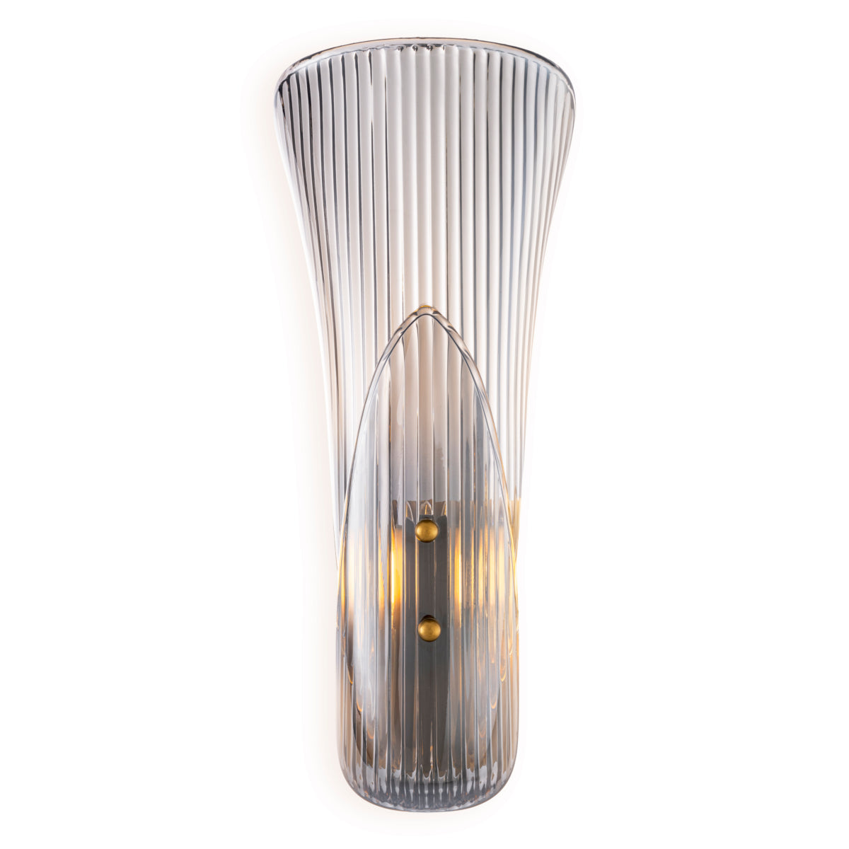 Amun Smoked Glass Sconce