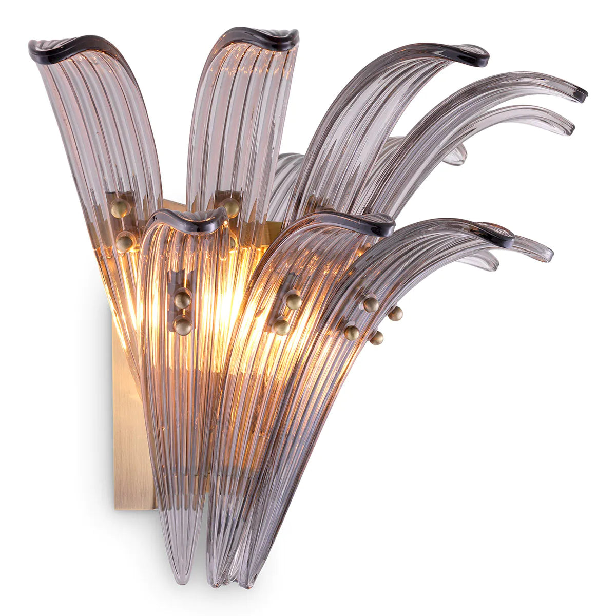 Italo Smoked Glass Sconce