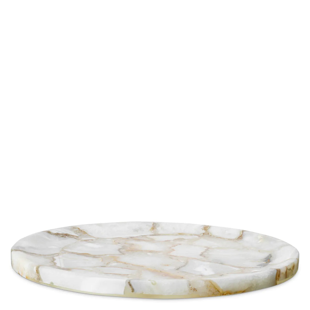 Sonora Round Agate Tray