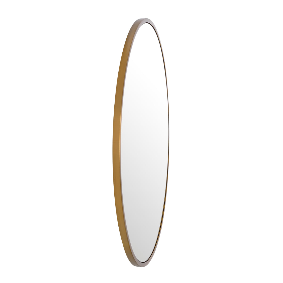 Heath Round Brass Mirror