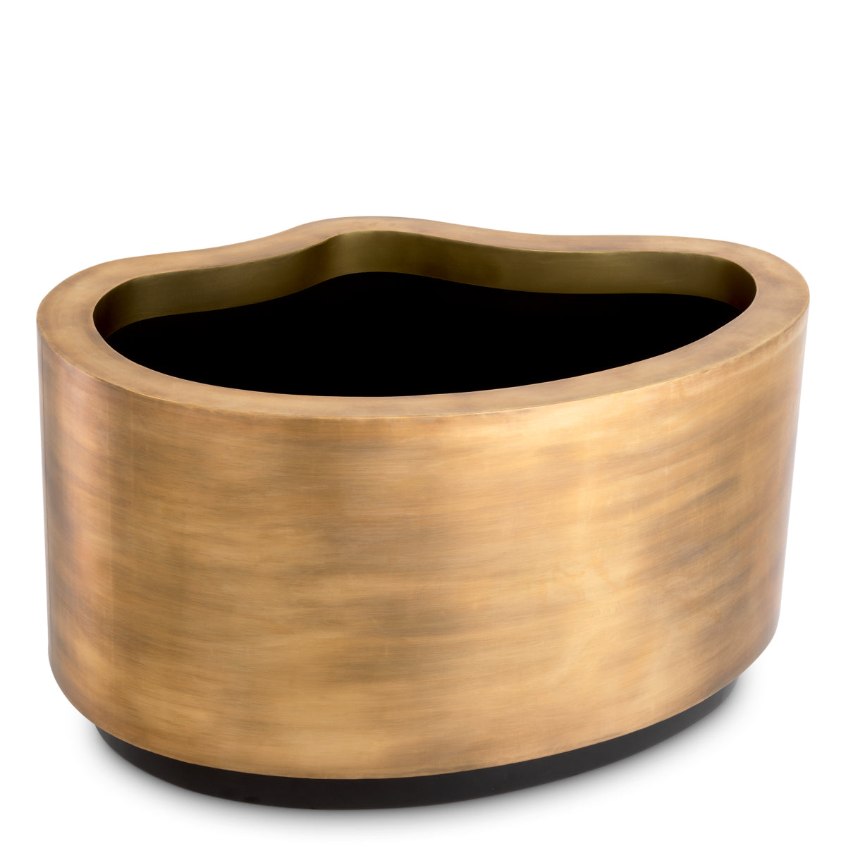 Monza Vintage Brass Planter