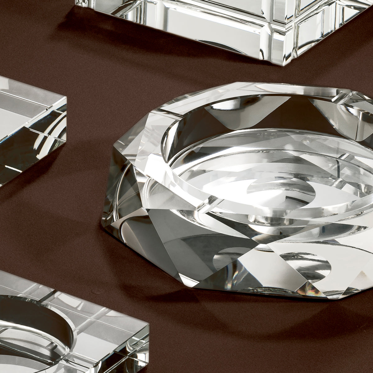 Bruce Crystal Ashtray