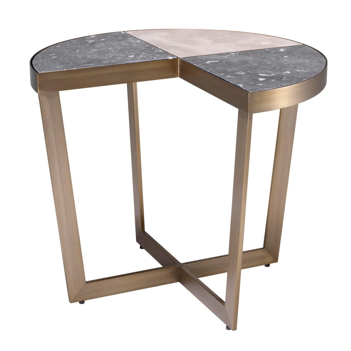 Turino Side Table | Grey Marble