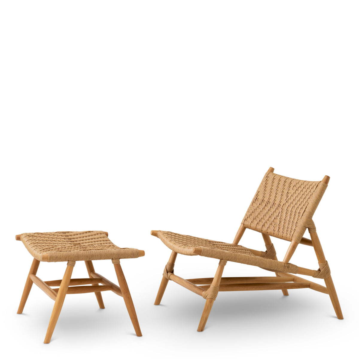 Laroc Outdoor Chair and Foot Stool