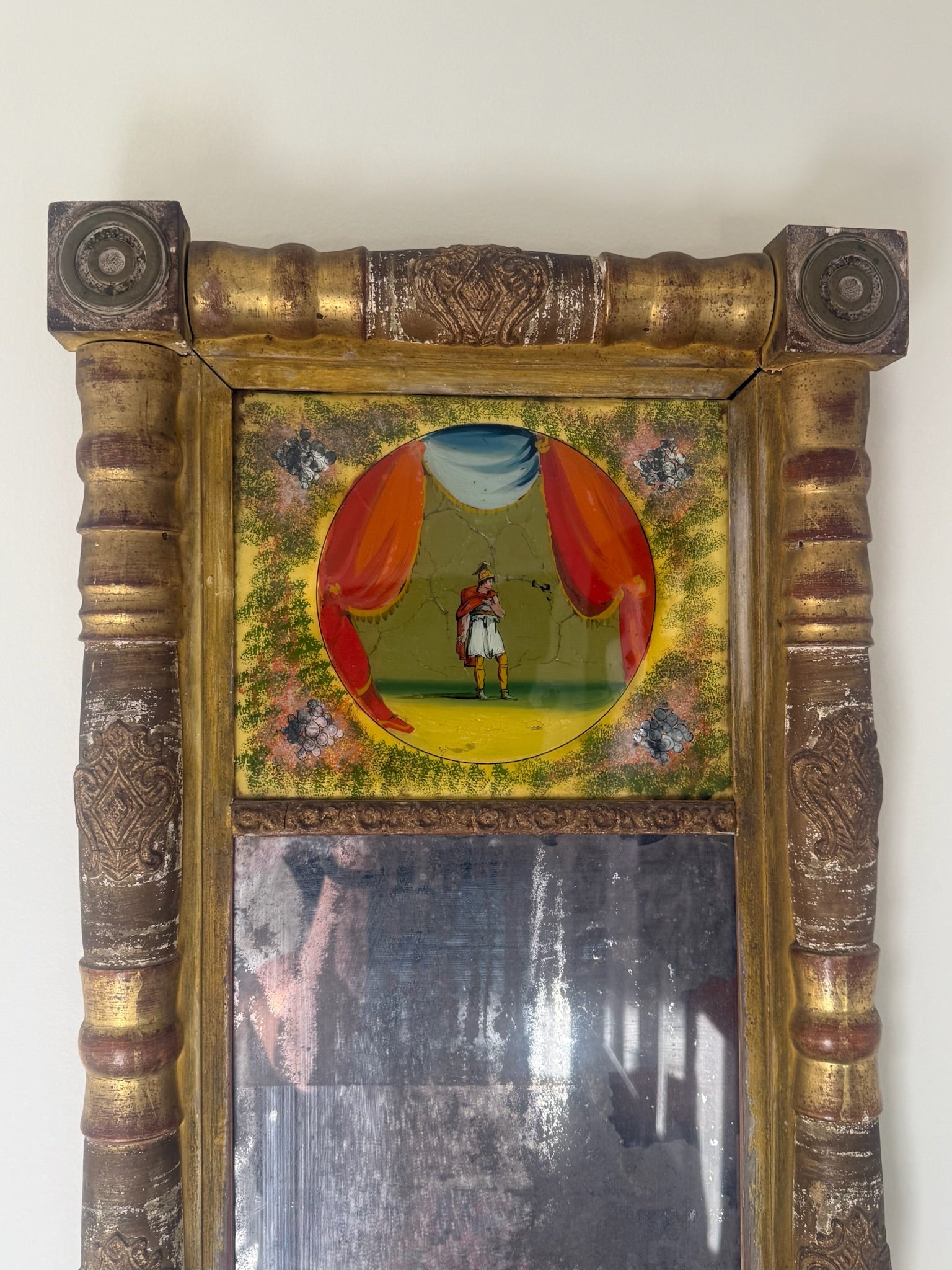 18th-Century Neoclassical Mirror | Verre Églomisé