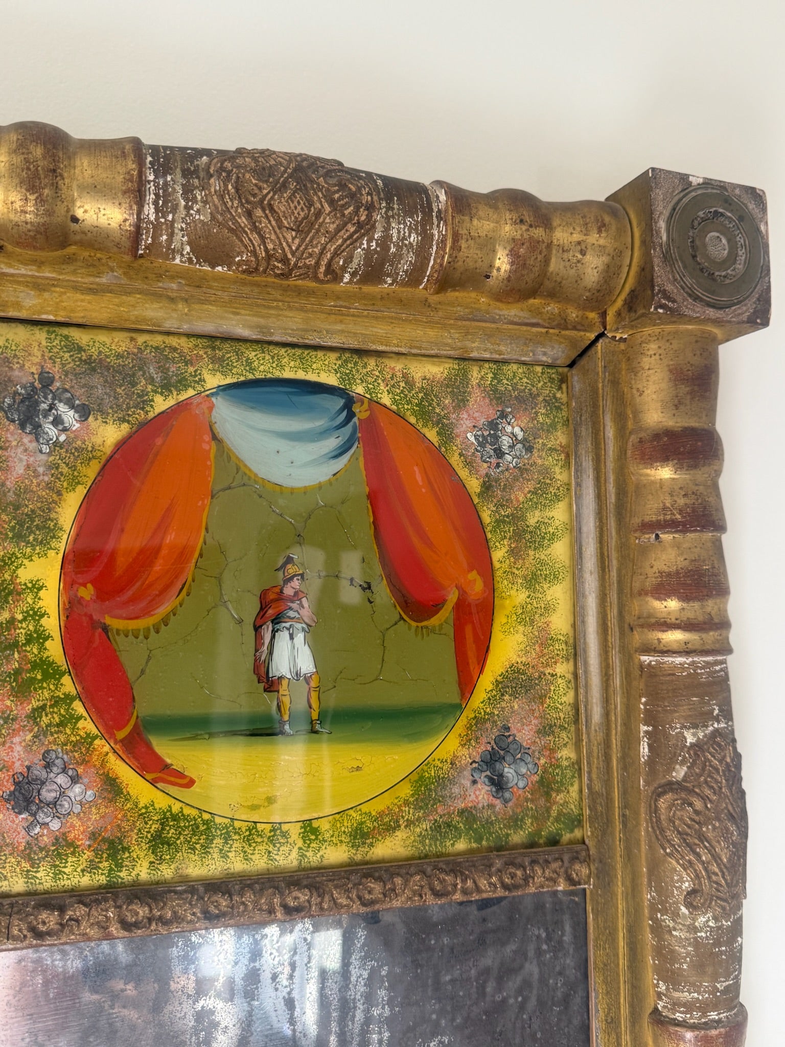 18th-Century Neoclassical Mirror | Verre Églomisé