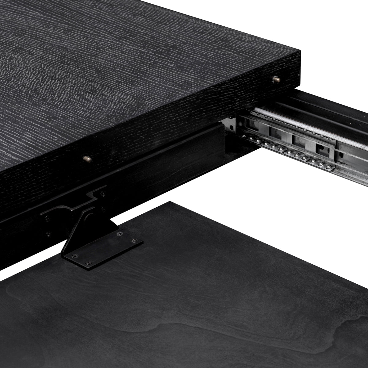 Atelier Small Extendable Dining Table | Charcoal Oak