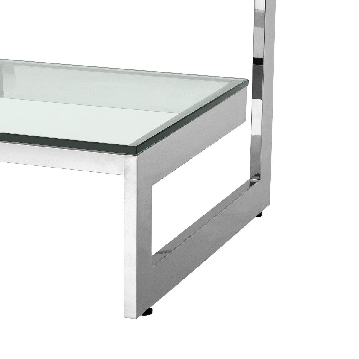 Gamma Side Table | Polished Steel