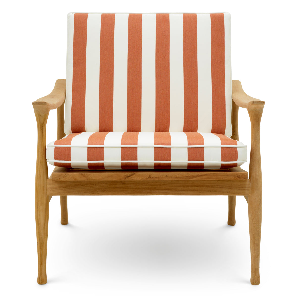 Manzo Outdoor Chair | Orange Stripes