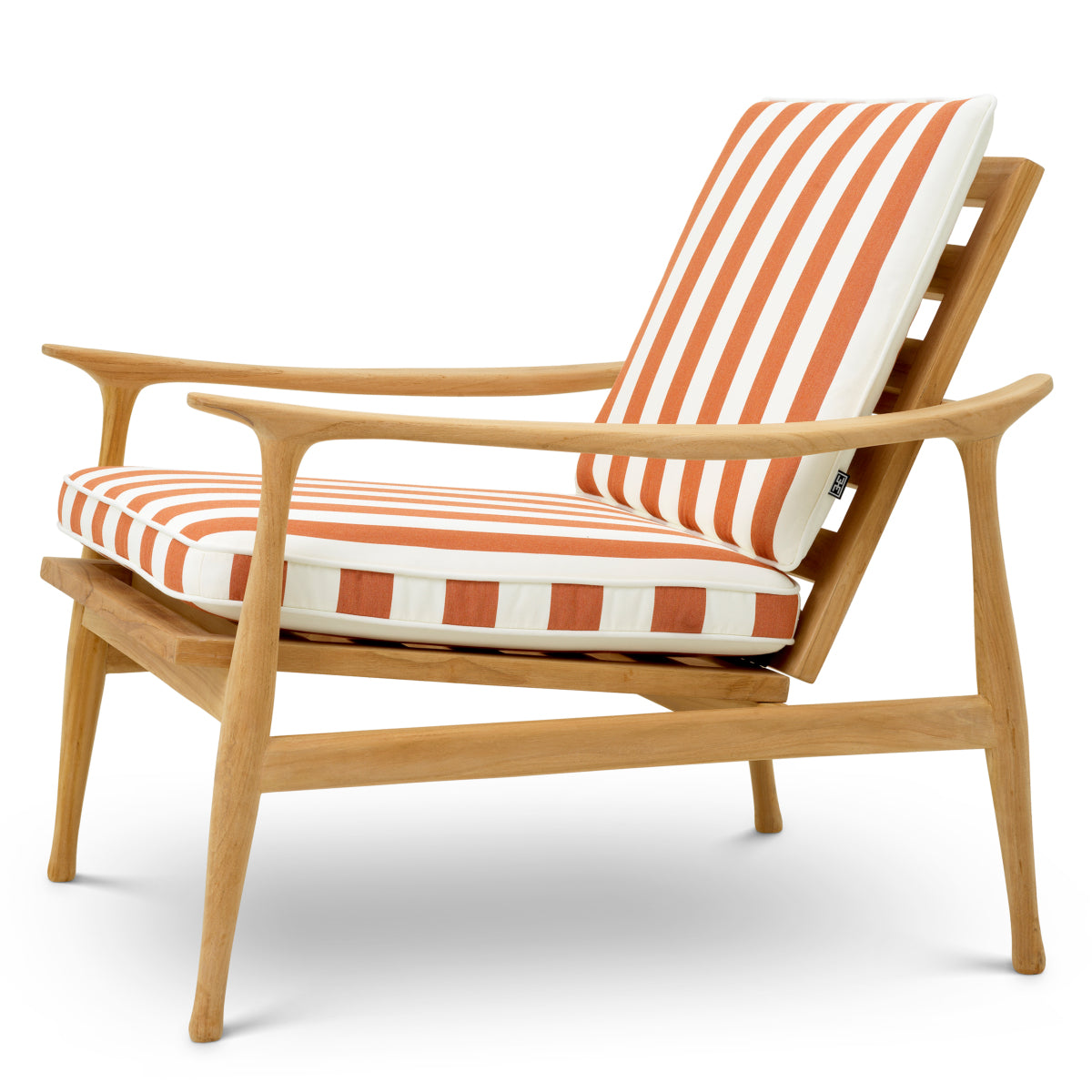 Manzo Outdoor Chair | Orange Stripes