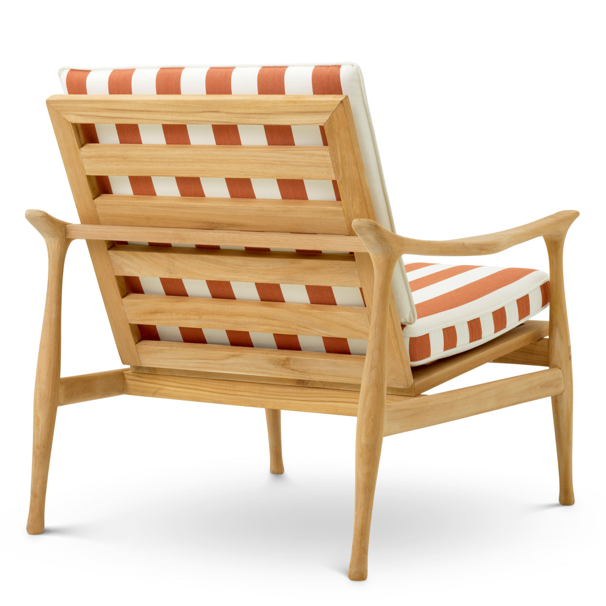 Manzo Outdoor Chair | Orange Stripes
