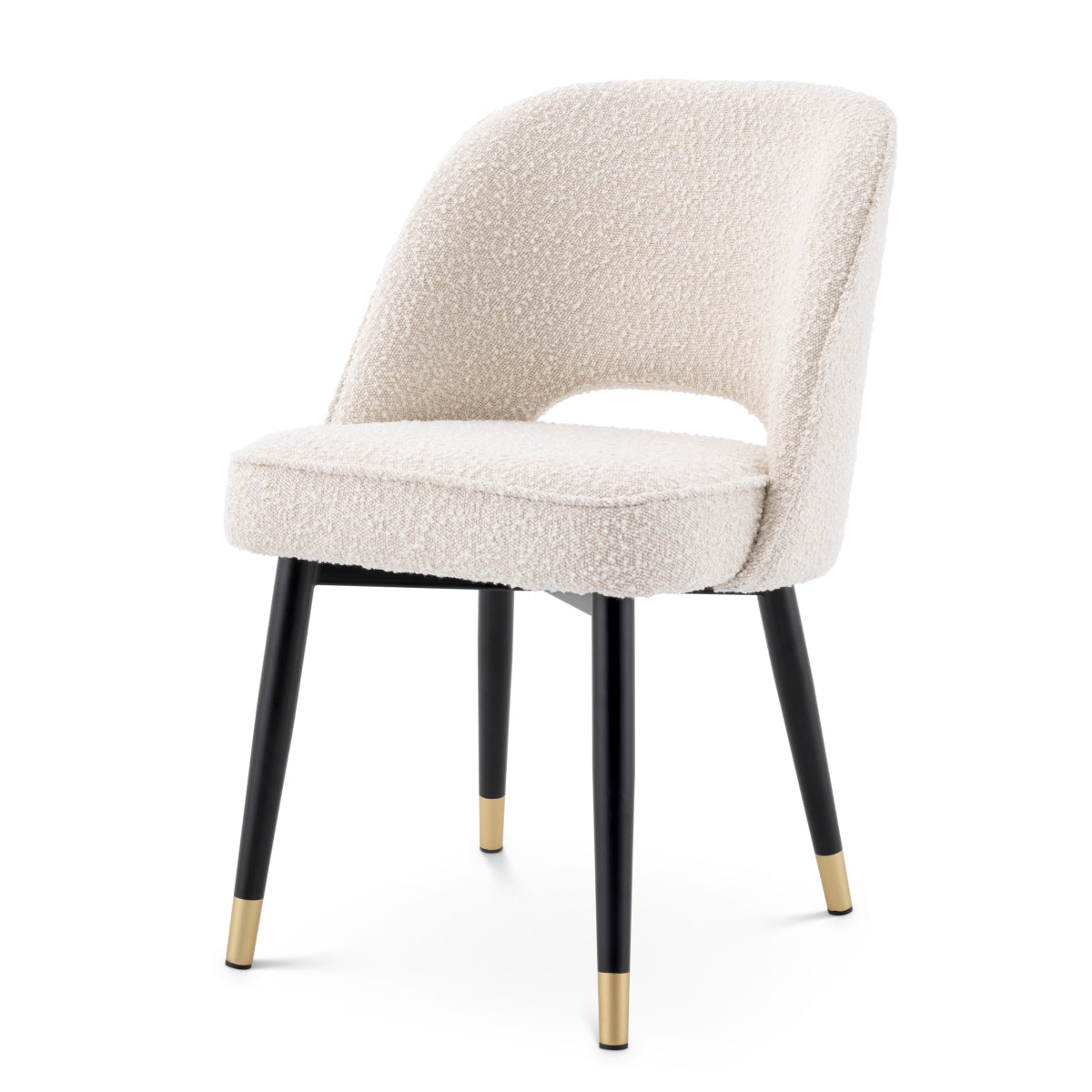 Cliff Dining Chair Pair | Bouclé