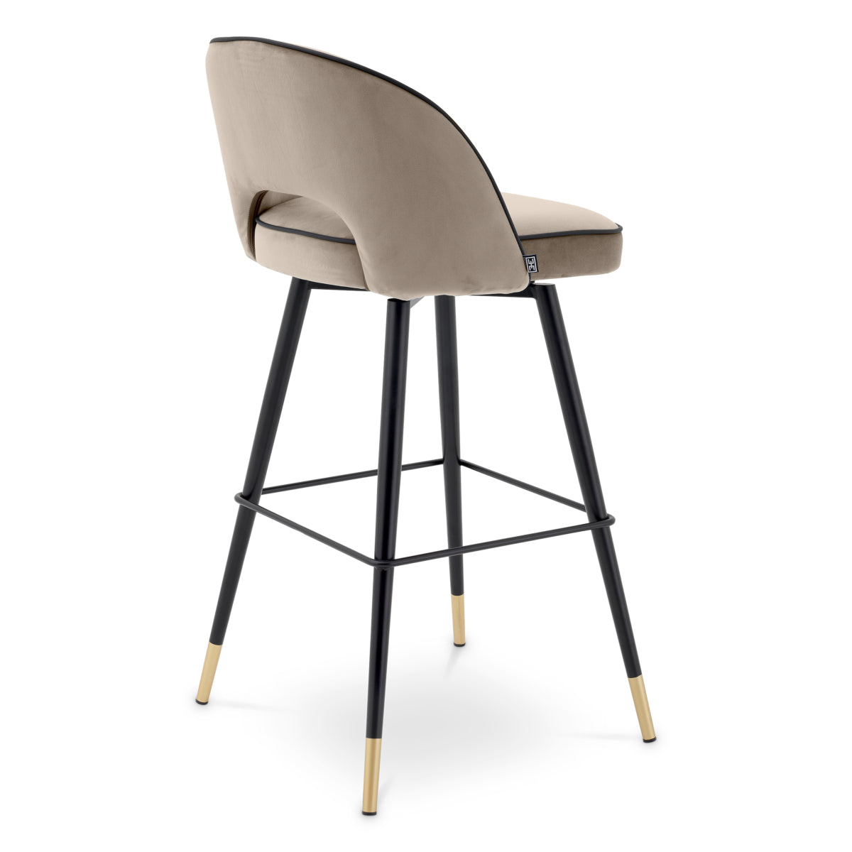Cliff Bar Stool Pair | Greige