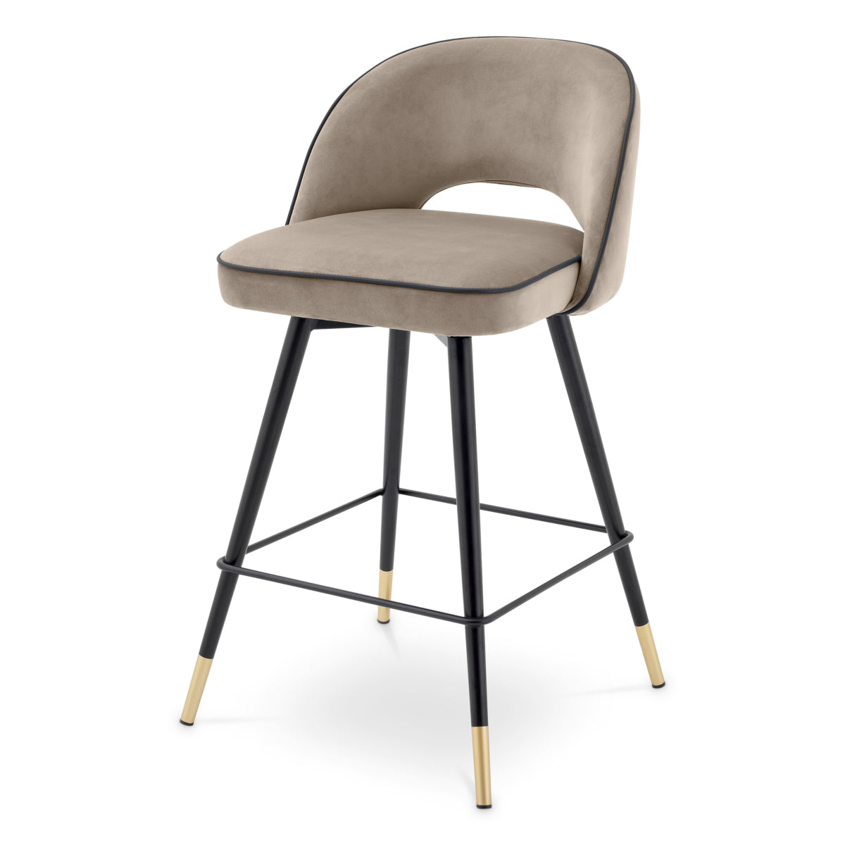 Cliff Counter Stool Pair | Greige