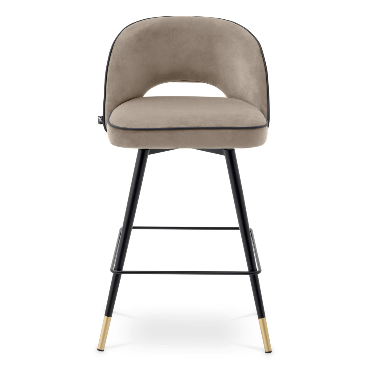 Cliff Counter Stool Pair | Greige