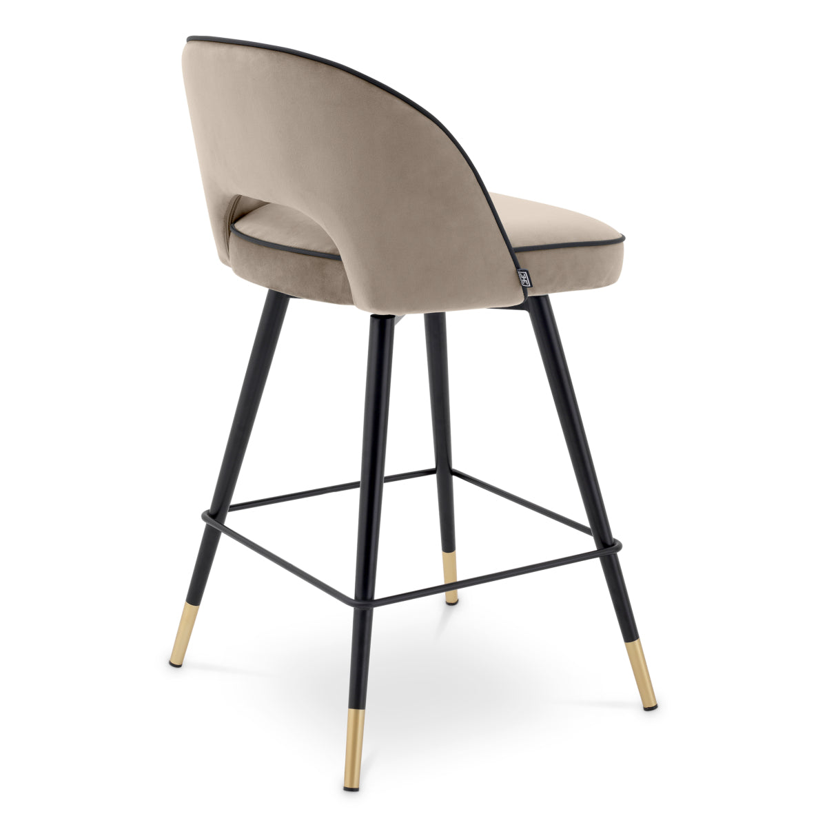 Cliff Counter Stool Pair | Greige